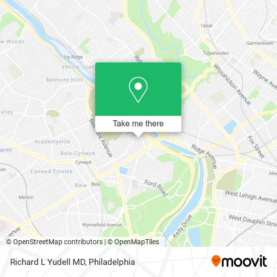 Richard L Yudell MD map