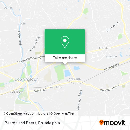Beards and Beers map