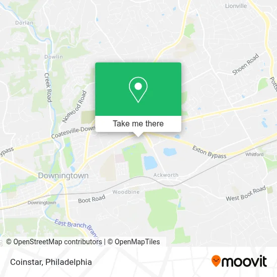 Coinstar map