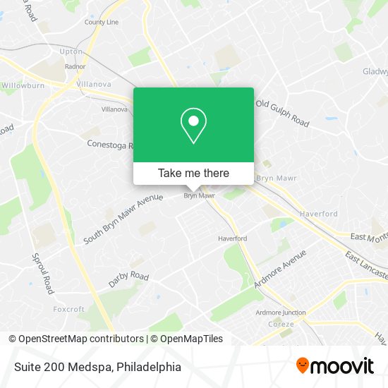 Suite 200 Medspa map