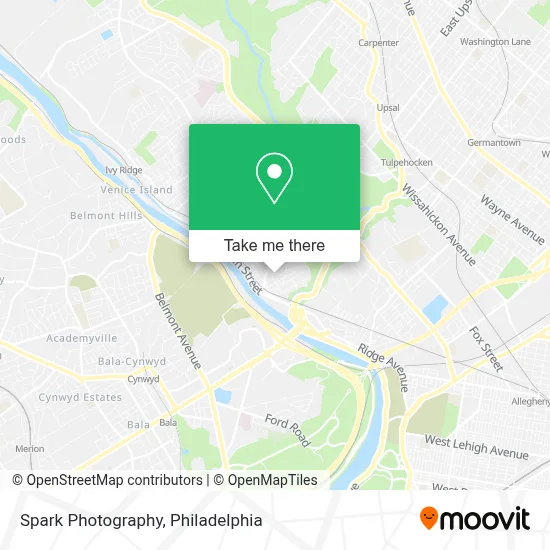 Spark Photography map