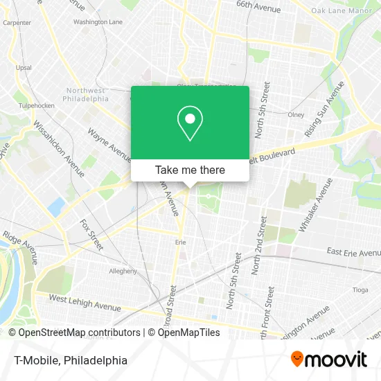 T-Mobile map