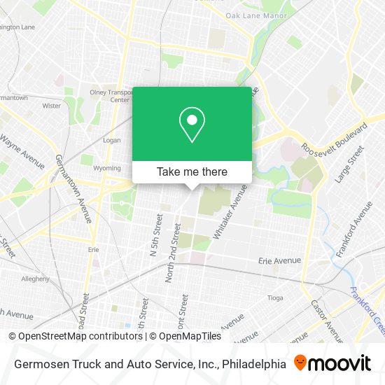 Mapa de Germosen Truck and Auto Service, Inc.