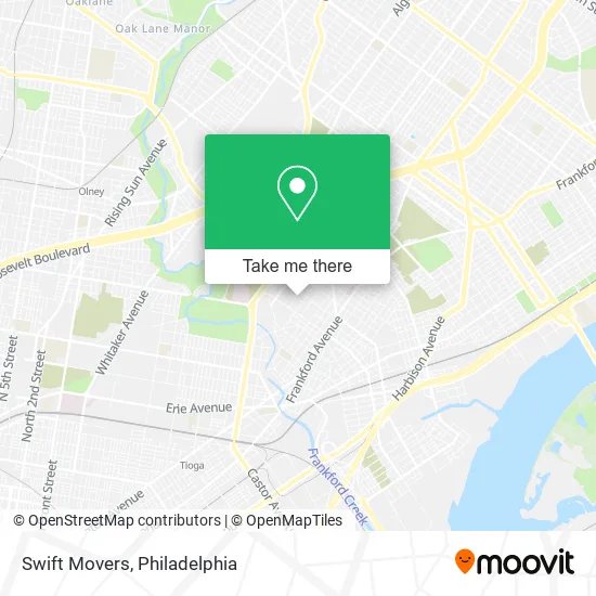 Swift Movers map