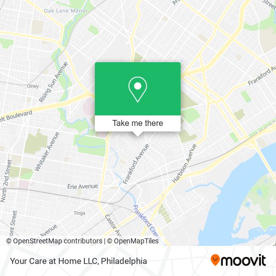Mapa de Your Care at Home LLC