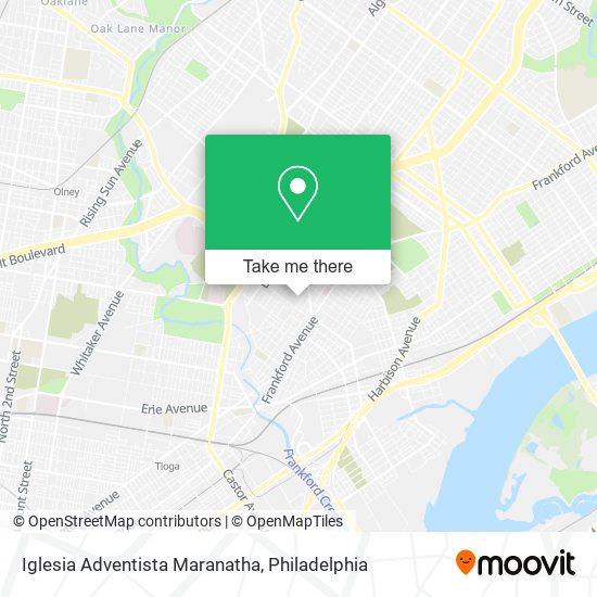 Mapa de Iglesia Adventista Maranatha