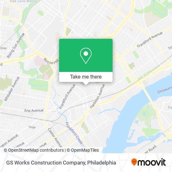 GS Works Construction Company map