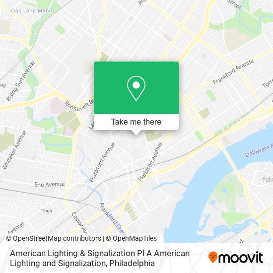 American Lighting & Signalization Pl A American Lighting and Signalization map
