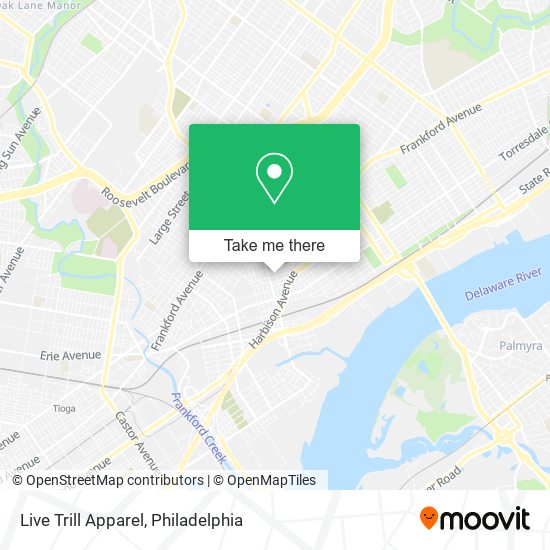 Live Trill Apparel map