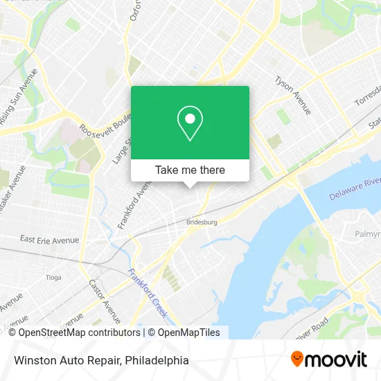 Winston Auto Repair map