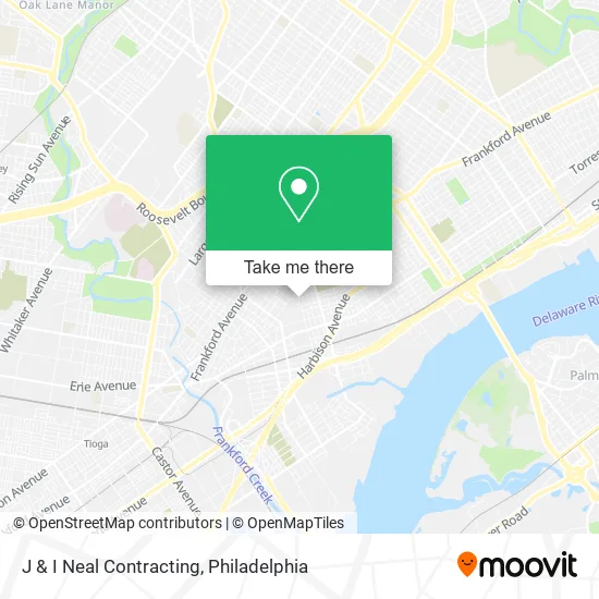 J & I Neal Contracting map