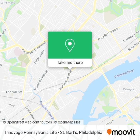 Innovage Pennsylvania Life - St. Bart's map