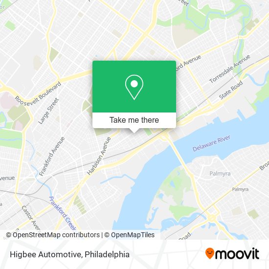 Mapa de Higbee Automotive