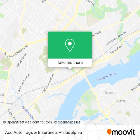 Mapa de Ace Auto Tags & Insurance