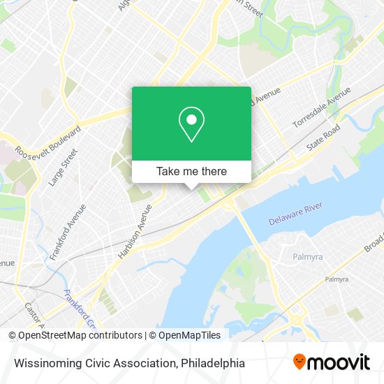 Mapa de Wissinoming Civic Association