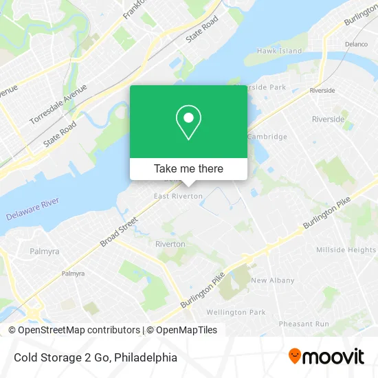 Cold Storage 2 Go map