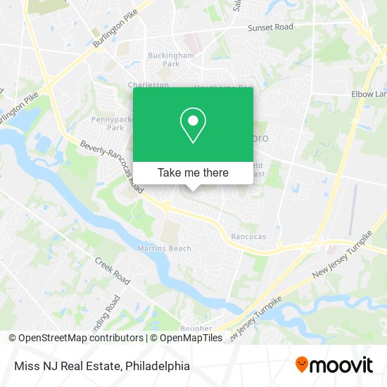 Miss NJ Real Estate map