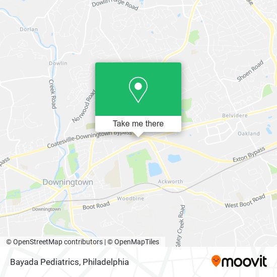 Bayada Pediatrics map