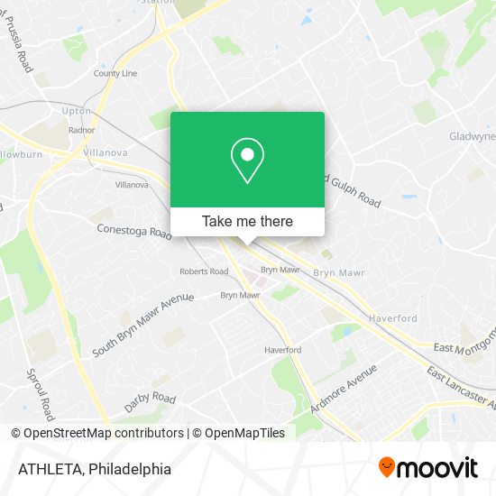 ATHLETA map