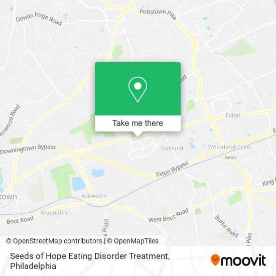 Seeds of Hope Eating Disorder Treatment map