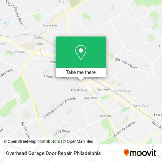 Overhead Garage Door Repair map