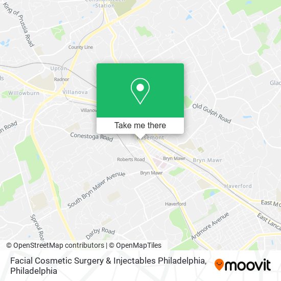 Mapa de Facial Cosmetic Surgery & Injectables Philadelphia