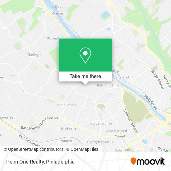 Mapa de Penn One Realty