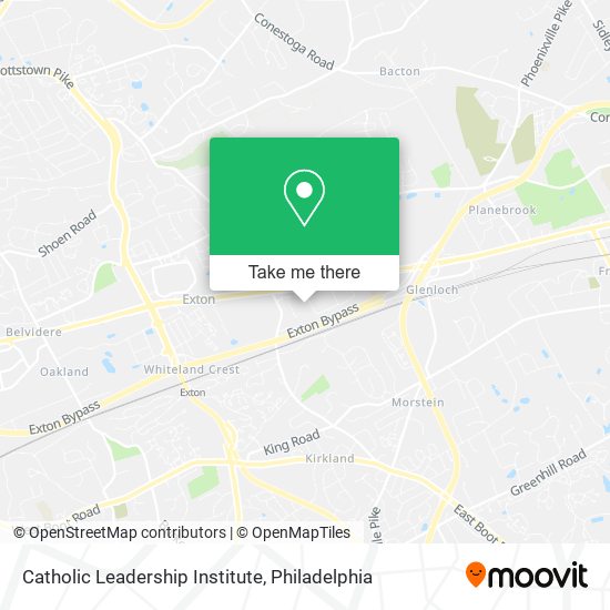 Mapa de Catholic Leadership Institute