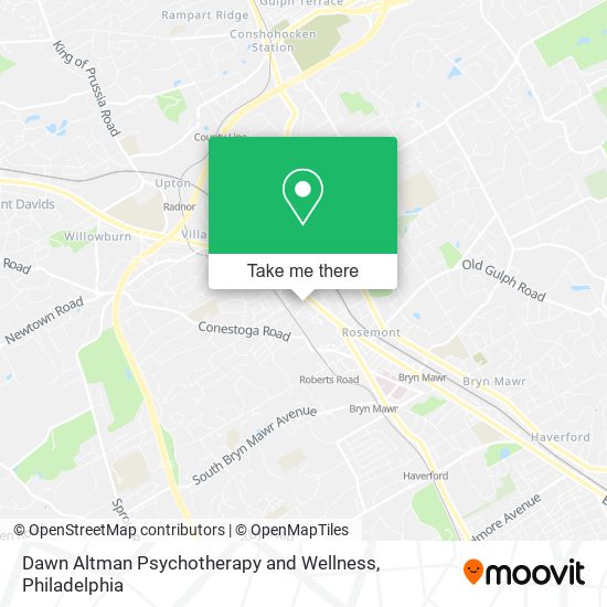 Dawn Altman Psychotherapy and Wellness map