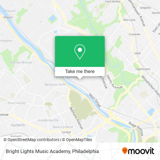 Mapa de Bright Lights Music Academy