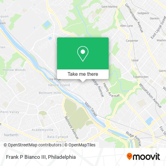 Frank P Bianco III map
