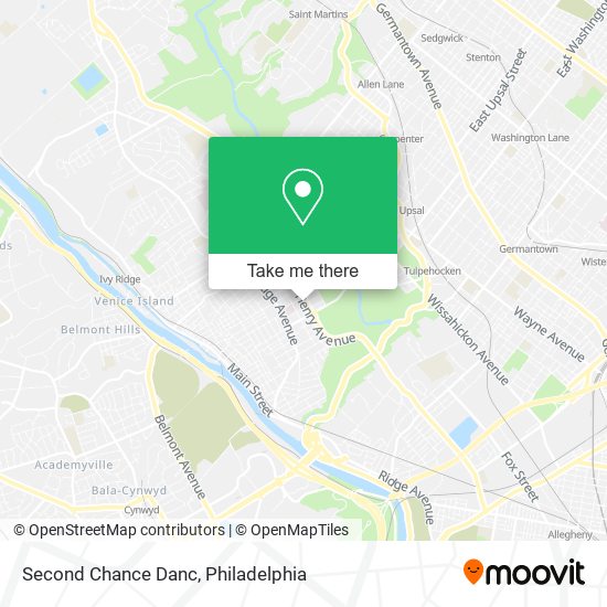 Second Chance Danc map
