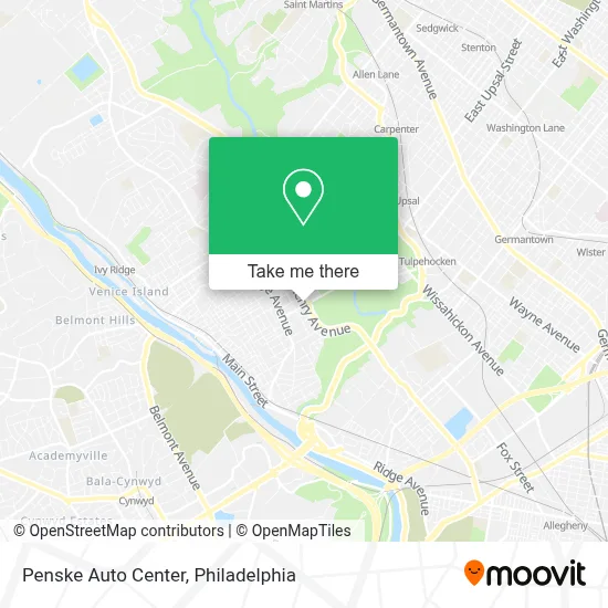 Penske Auto Center map