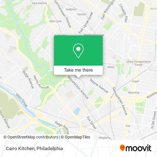 Mapa de Cairo Kitchen