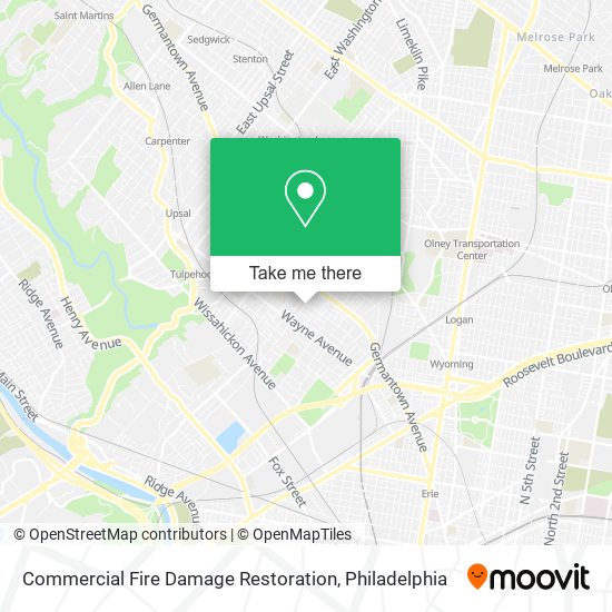 Mapa de Commercial Fire Damage Restoration