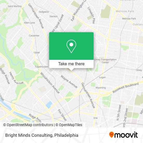 Bright Minds Consulting map