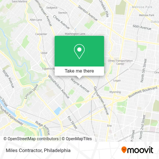 Miles Contractor map