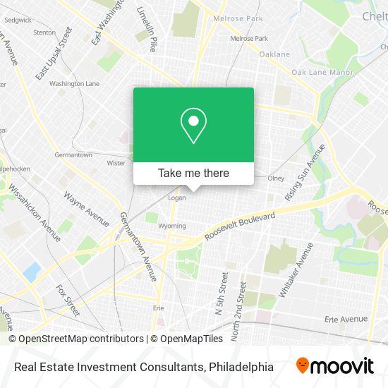 Real Estate Investment Consultants map