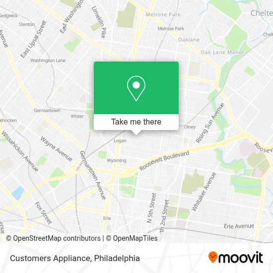 Customers Appliance map