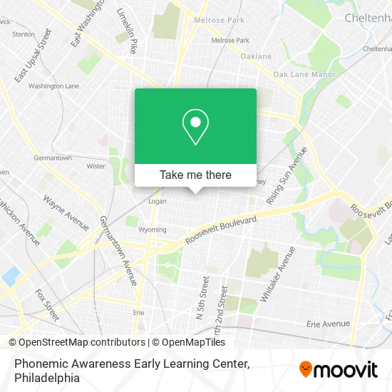 Phonemic Awareness Early Learning Center map