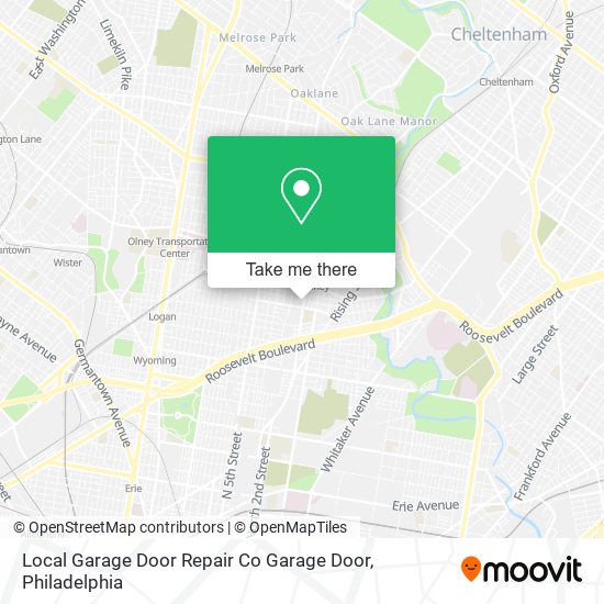 Mapa de Local Garage Door Repair Co Garage Door