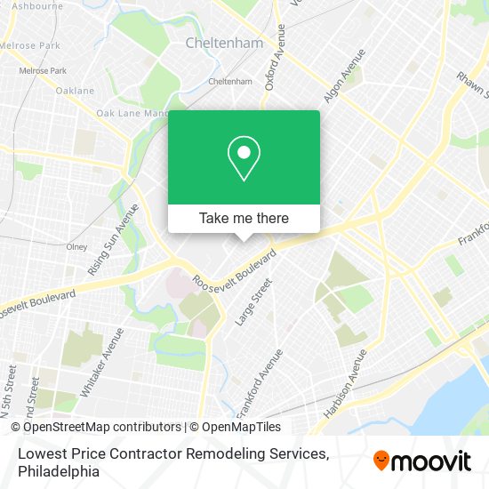 Lowest Price Contractor Remodeling Services map