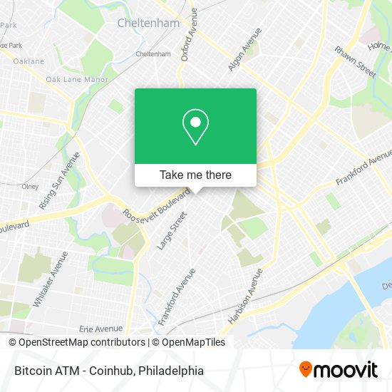 Bitcoin ATM - Coinhub map