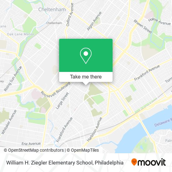 William H. Ziegler Elementary School map