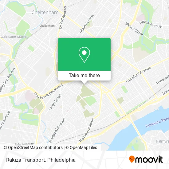 Rakiza Transport map