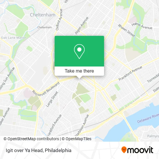 Igit over Ya Head map