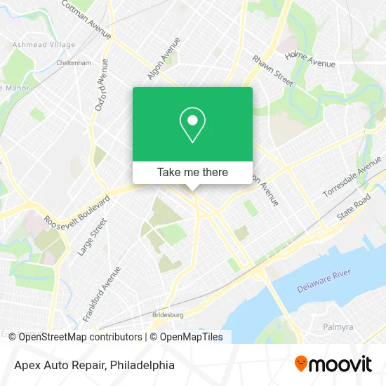 Apex Auto Repair map