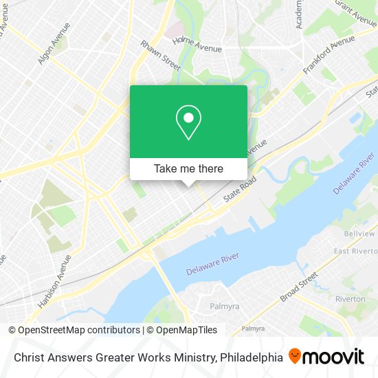 Christ Answers Greater Works Ministry map