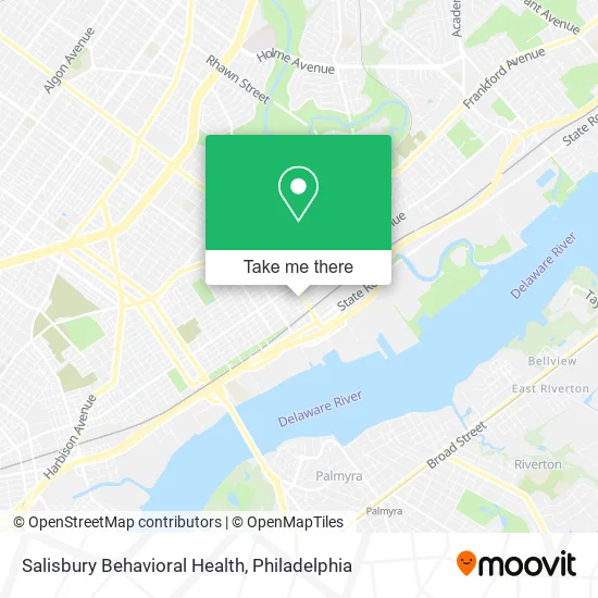 Salisbury Behavioral Health map