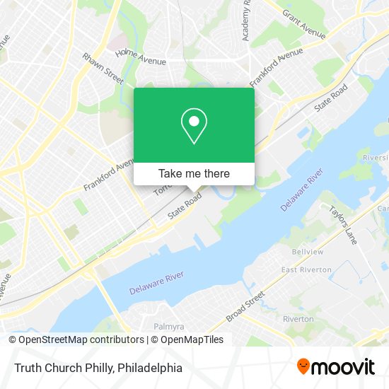 Truth Church Philly map